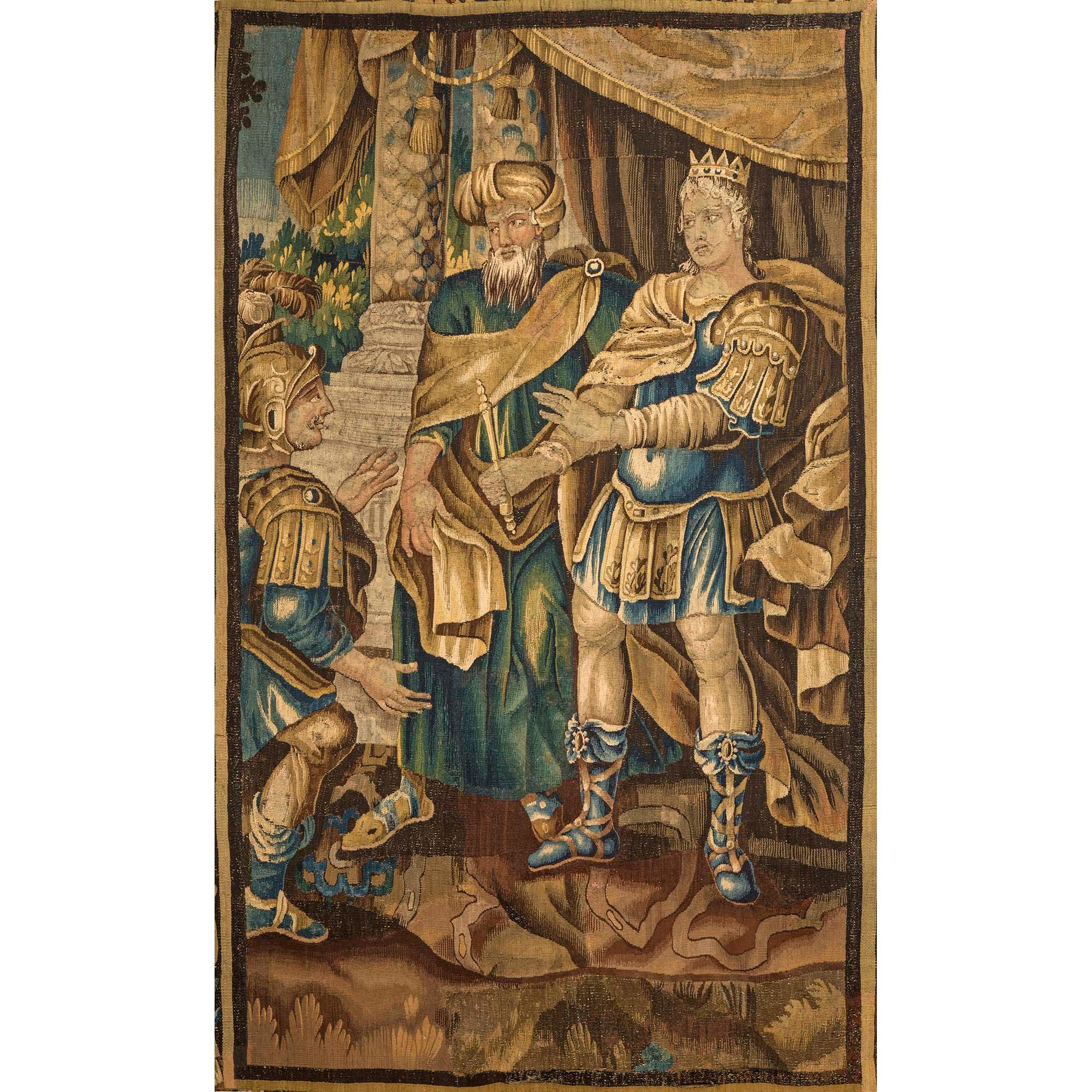 French 18th Century Aubusson Tapestry, Circa 1750 In Good Condition For Sale In West Palm Beach, FL