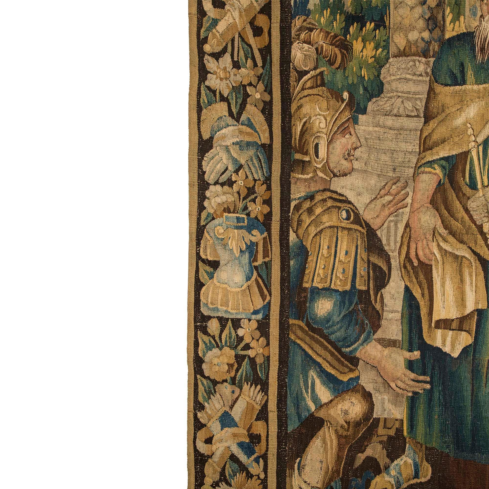 Französischer Aubusson-Wandteppich aus dem 18. Jahrhundert, um 1750 im Angebot 1