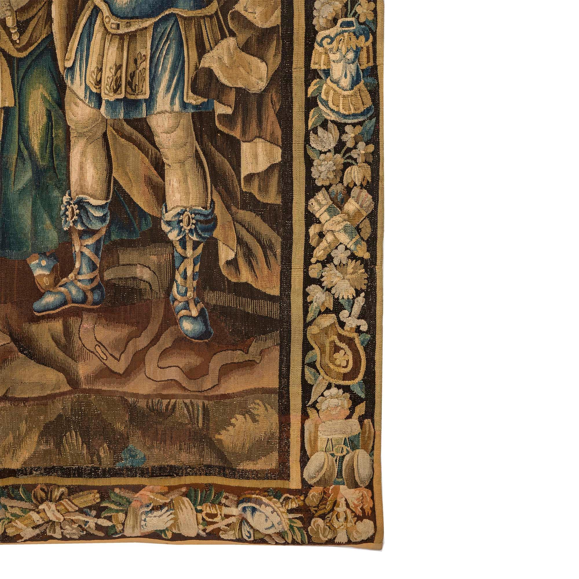 French 18th Century Aubusson Tapestry, Circa 1750 For Sale 3