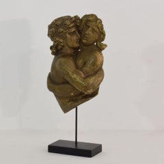 French 18th Century Baroque Carved Wooden Fragment