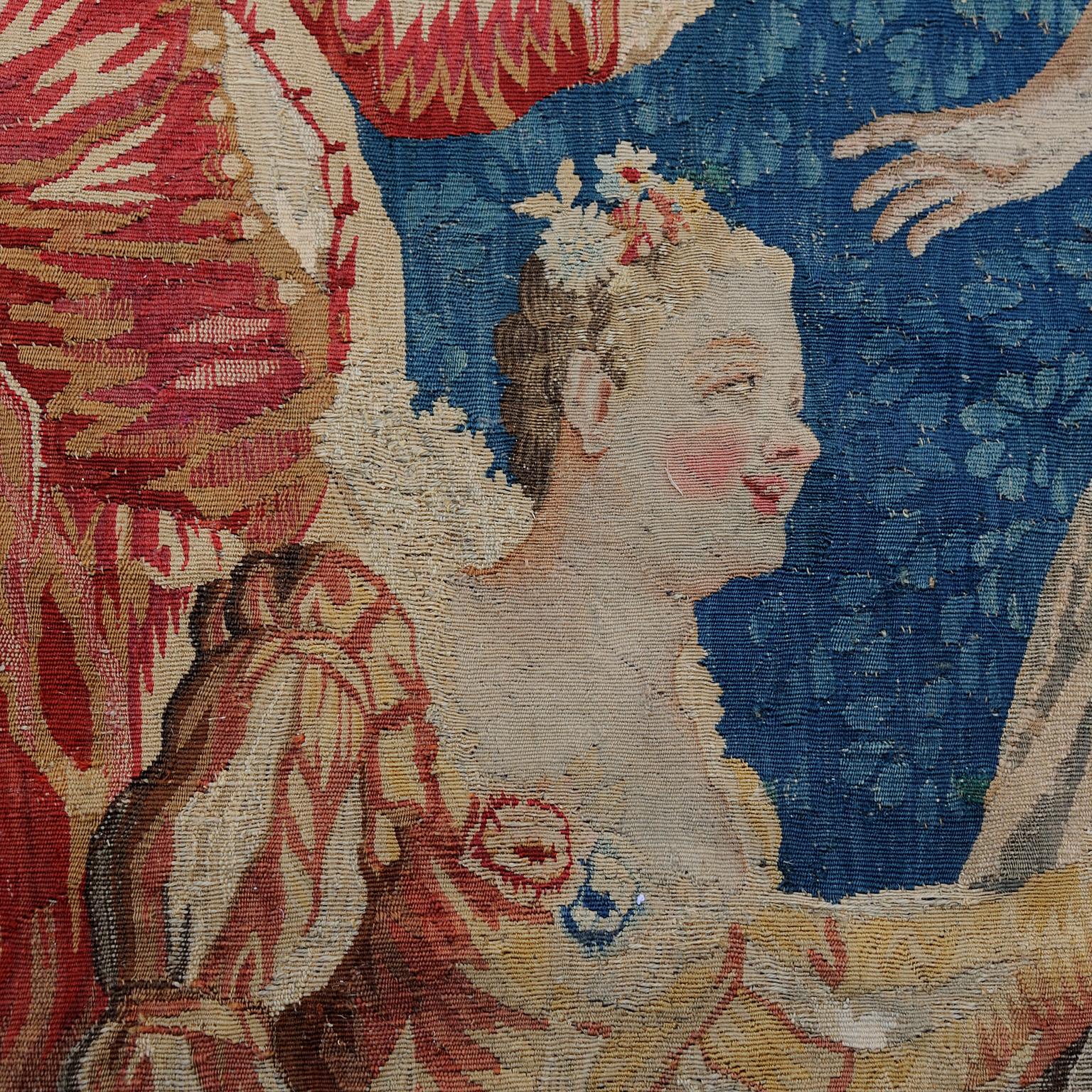 Mid-18th Century French 18th Century Beauvais Tapestry after Jean Baptiste Oudray, circa 1750 For Sale