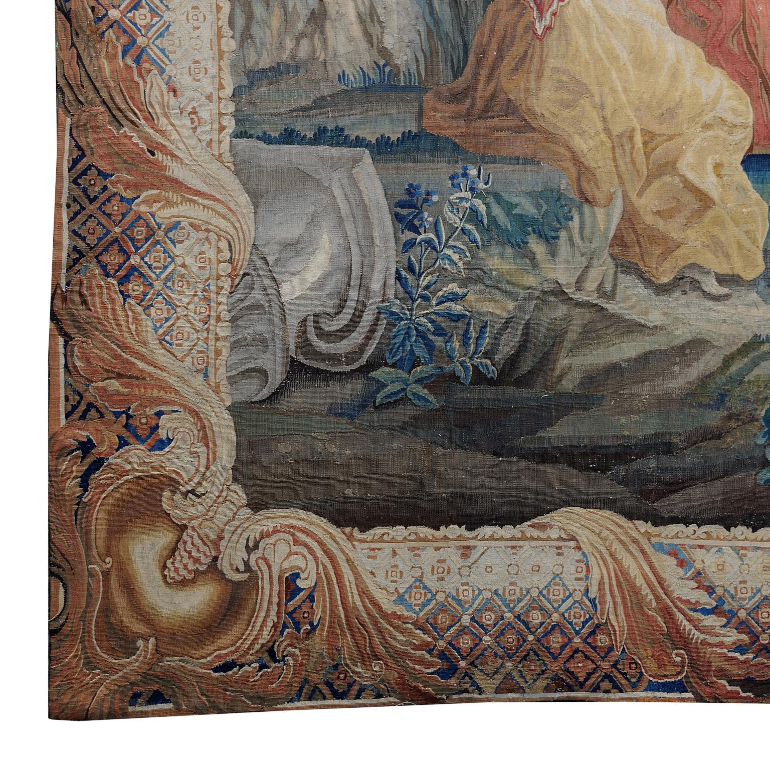 French 18th Century Beauvais Tapestry after Jean Baptiste Oudray, circa 1750 For Sale 1