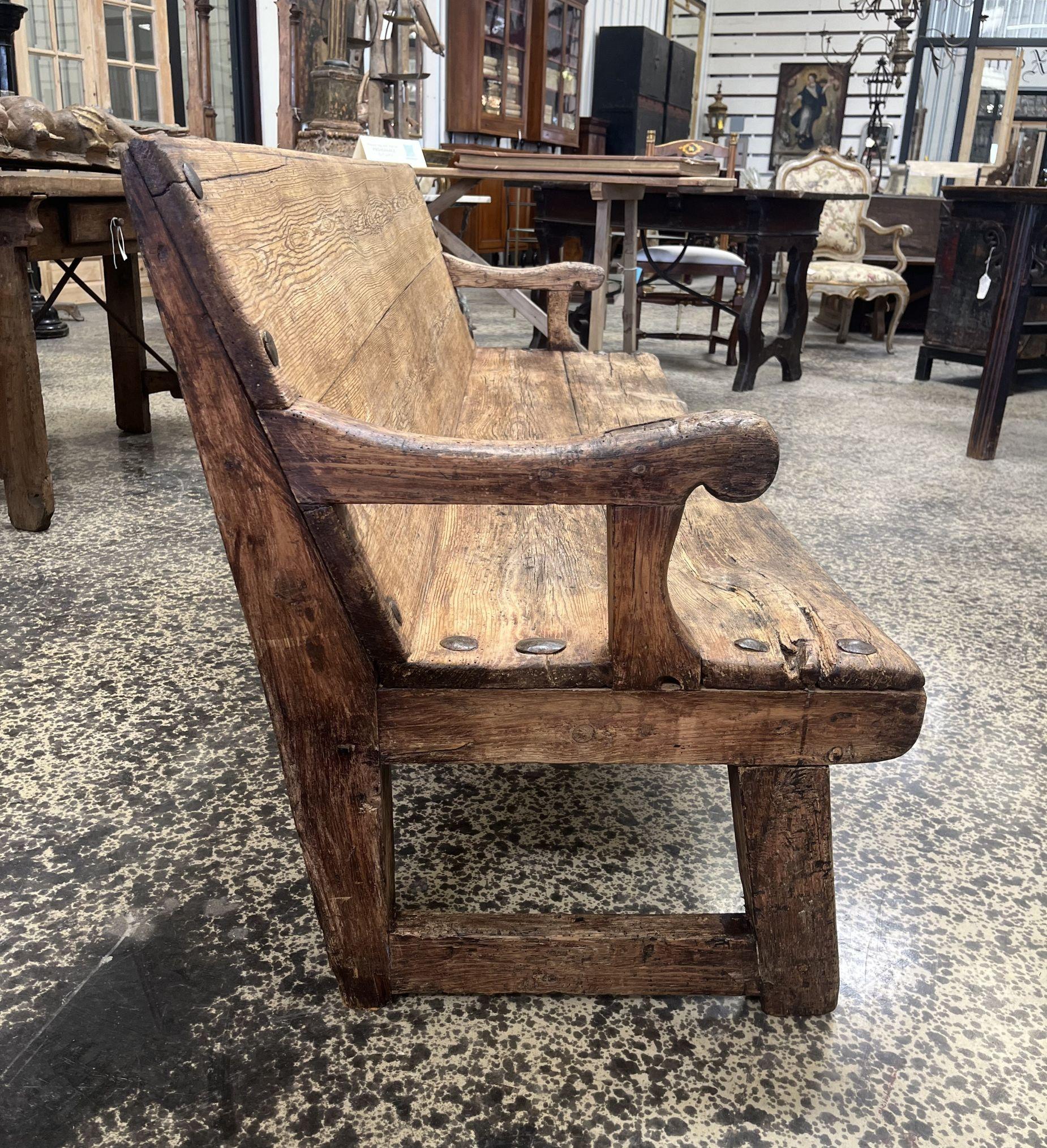 18th Century and Earlier French 18th Century Bench For Sale
