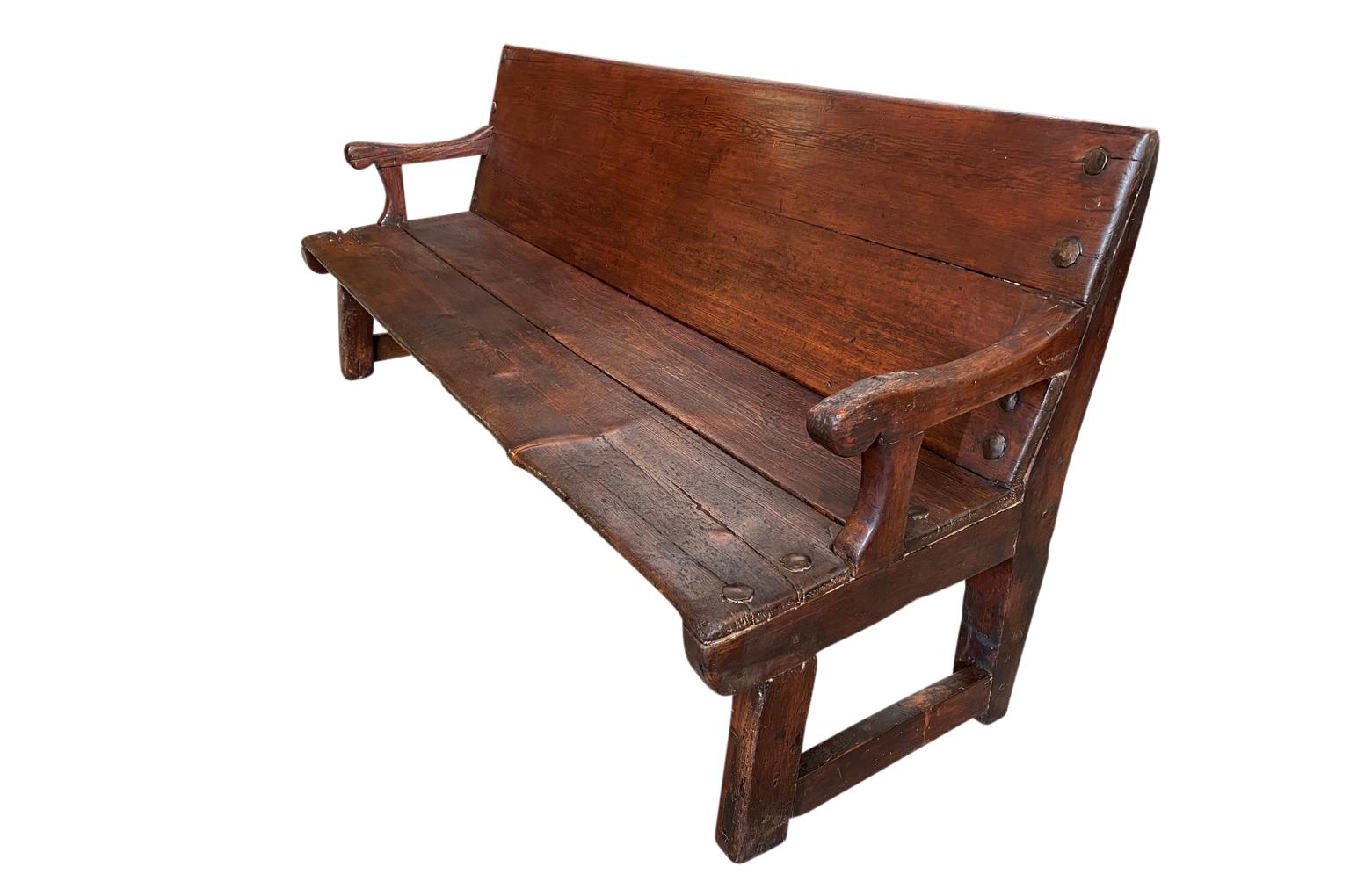 French 18th Century Bench In Good Condition For Sale In Atlanta, GA