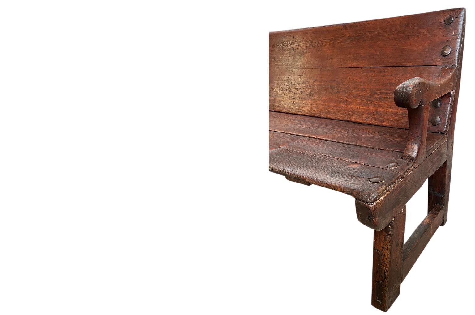 18th Century and Earlier French 18th Century Bench For Sale
