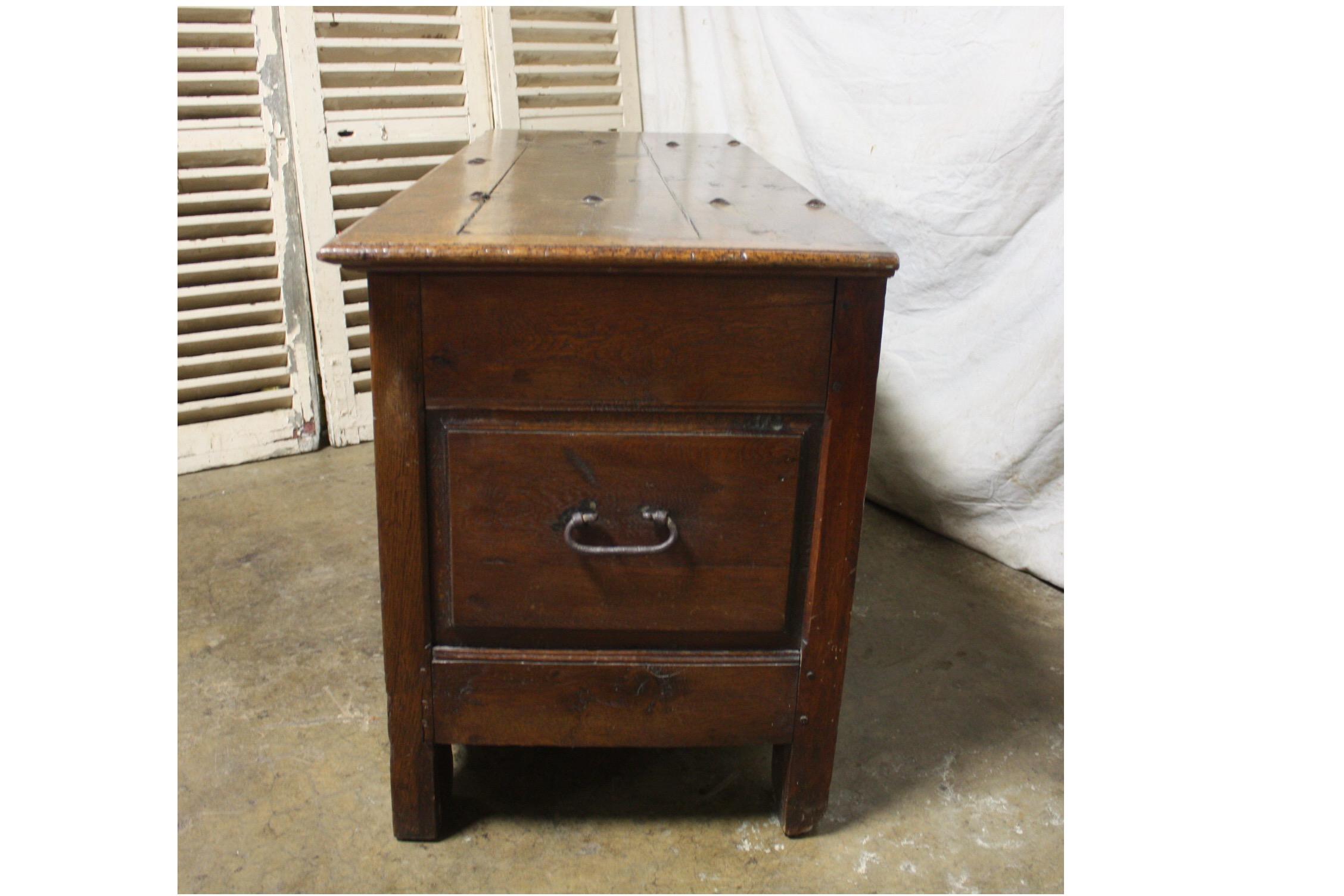 French 18th Century Blanket Chest 4