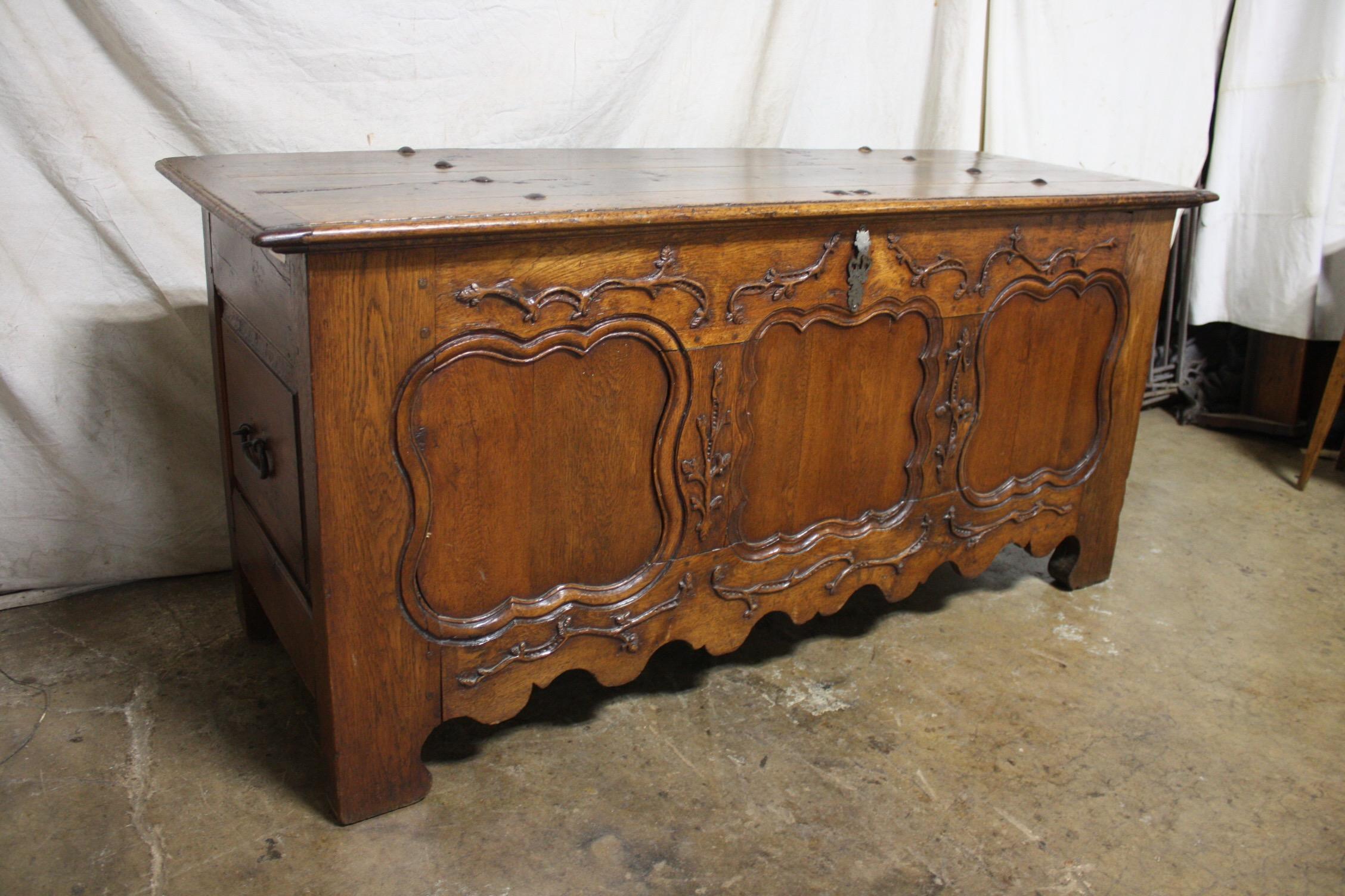 French 18th Century Blanket Chest 10