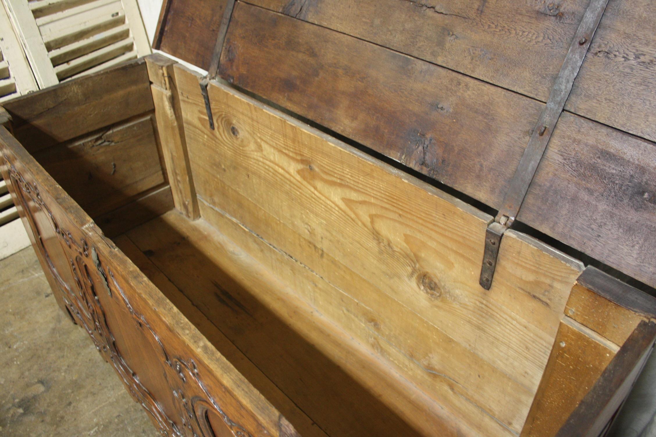 French 18th Century Blanket Chest 1