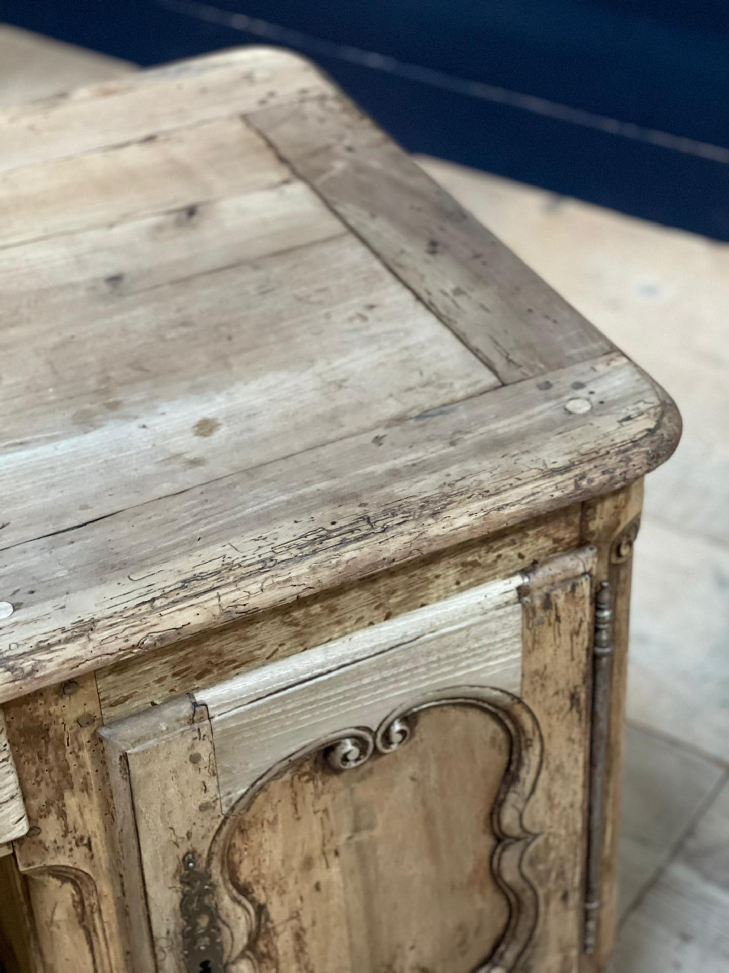 Cherry French 18th Century Bleached Desk For Sale
