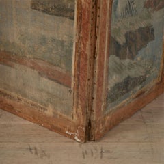 French 18th Century Canvas Screen