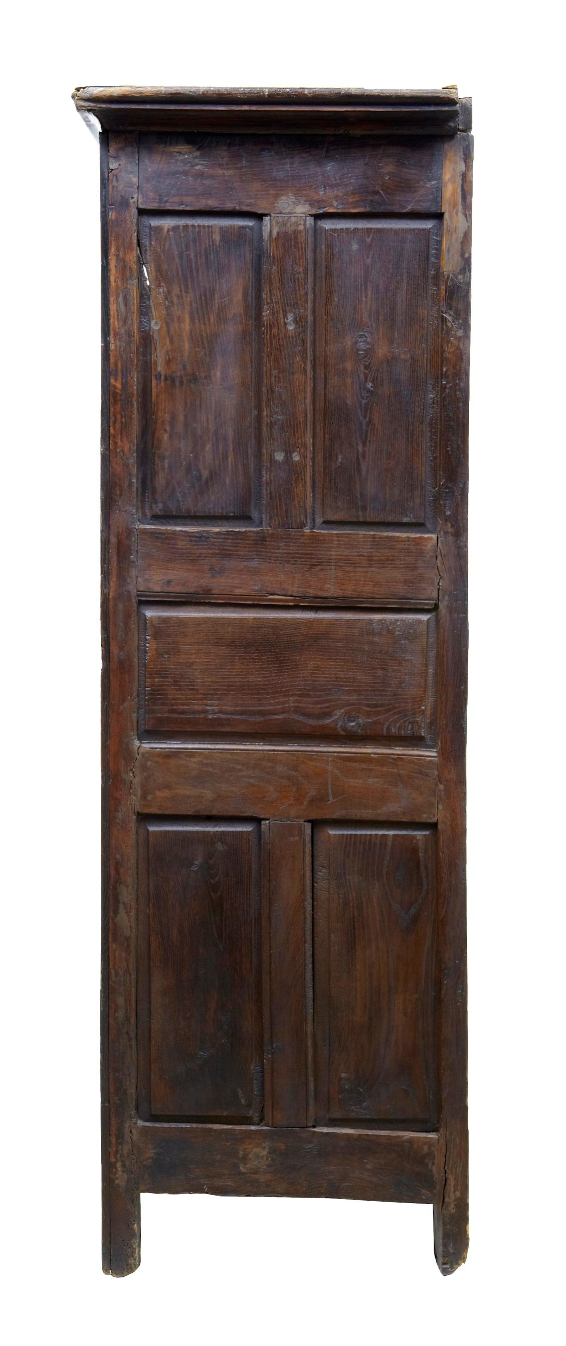 French 18th Century Carved Fruitwood Armoire 1