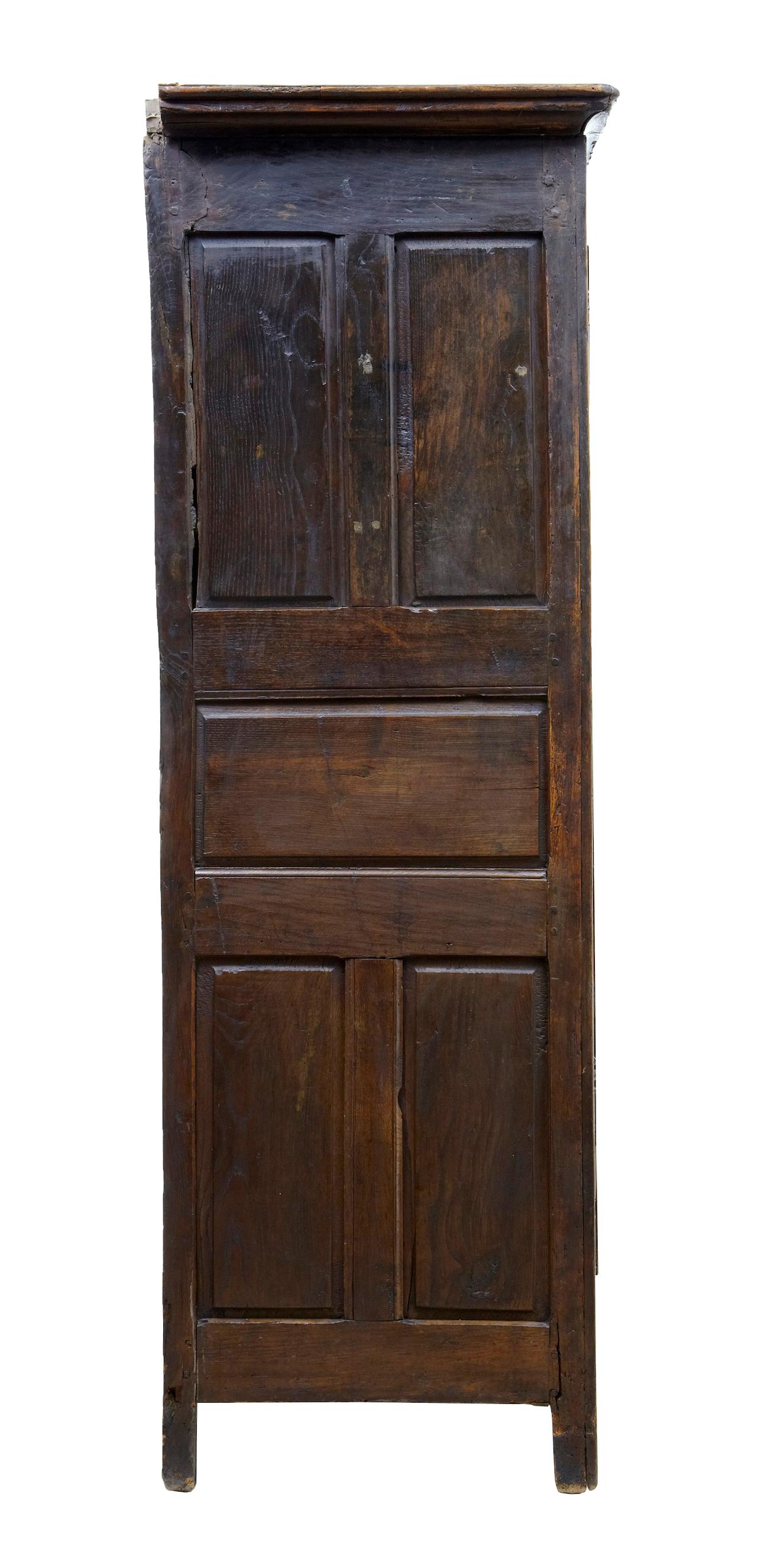French 18th Century Carved Fruitwood Armoire 4