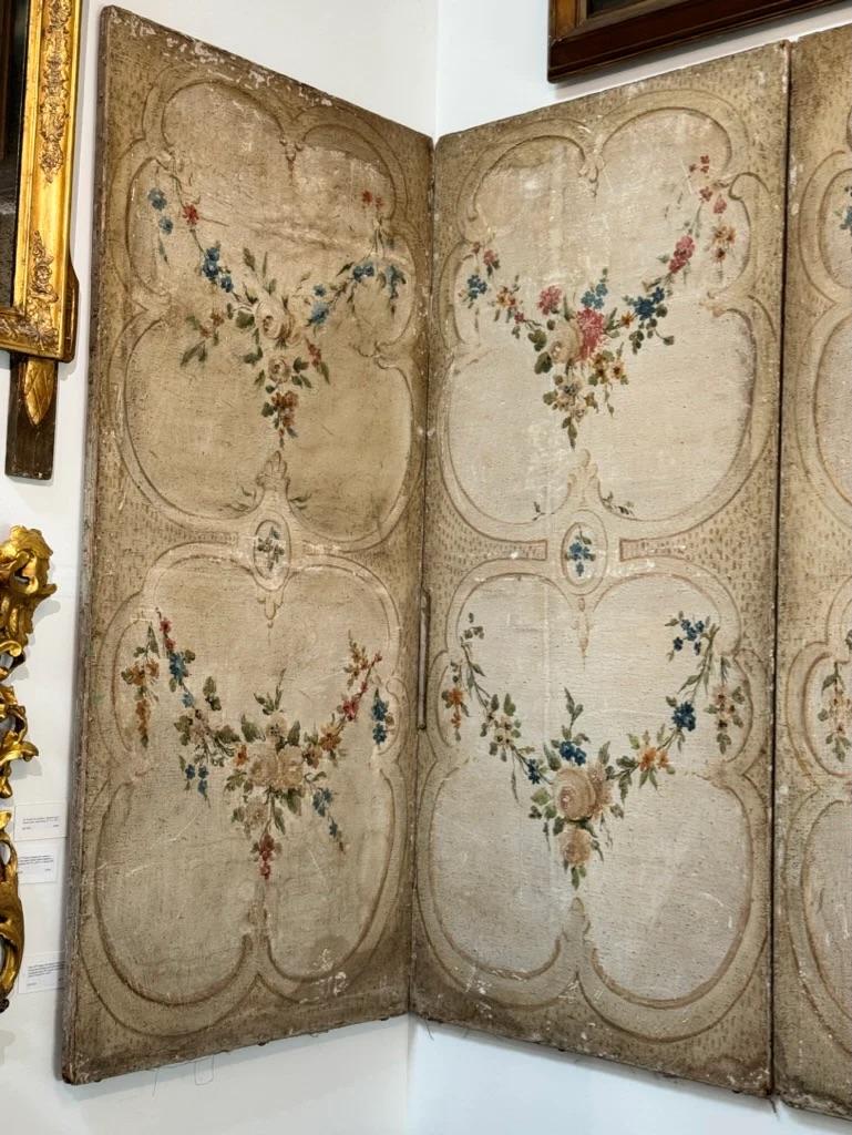 18th Century and Earlier French 18th Century Chateau Screen, 8 Panels