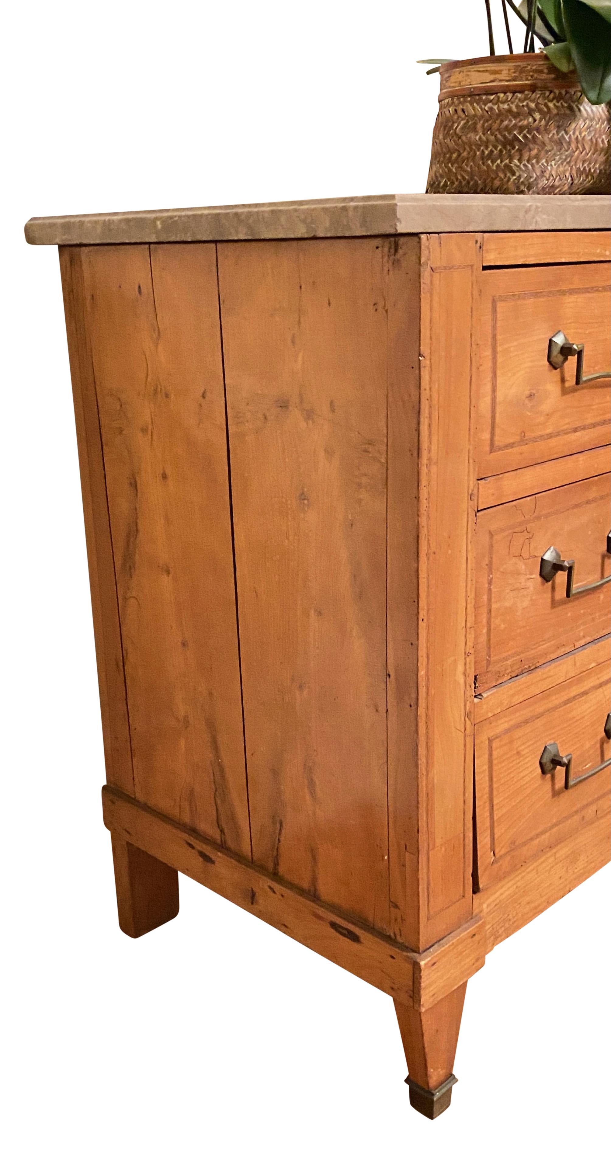 French 18th Century Cherry Wood Chest of Drawers  For Sale 2
