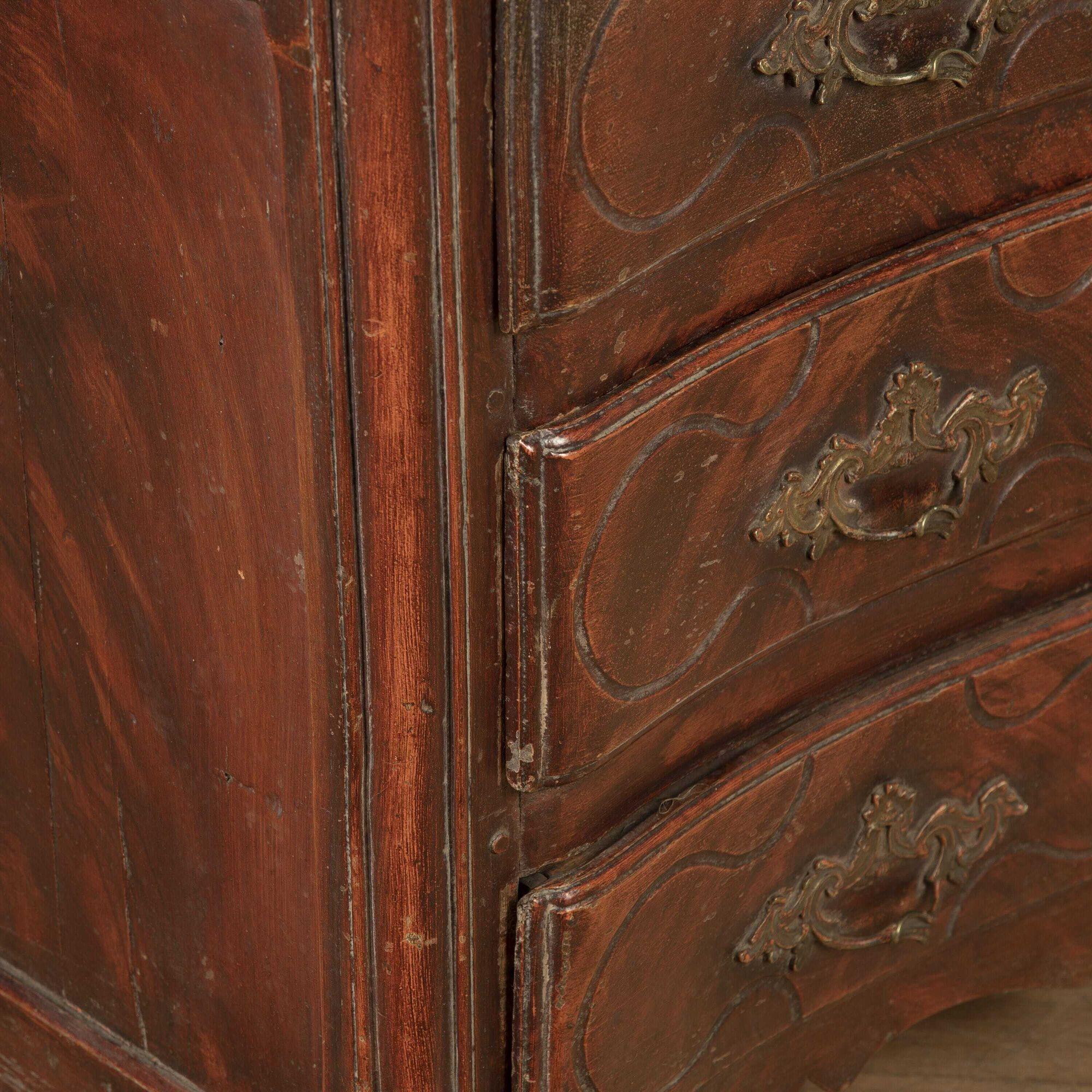 Wood French, 18th Century, Chest of Drawers For Sale