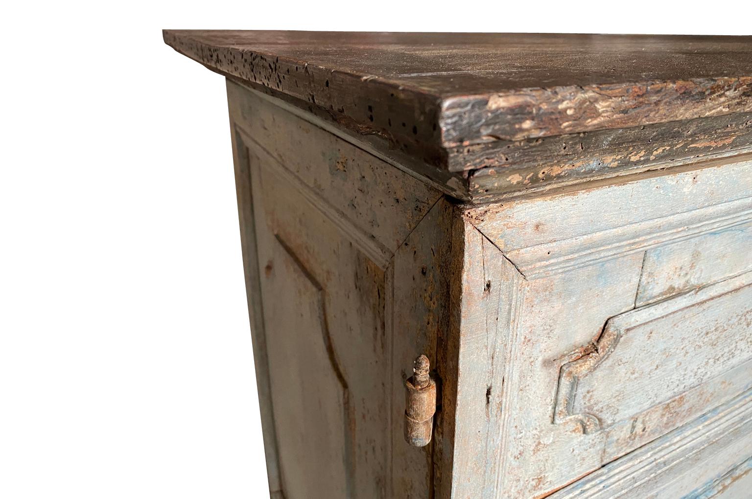 Wood French 18th Century Commode A' Portes For Sale