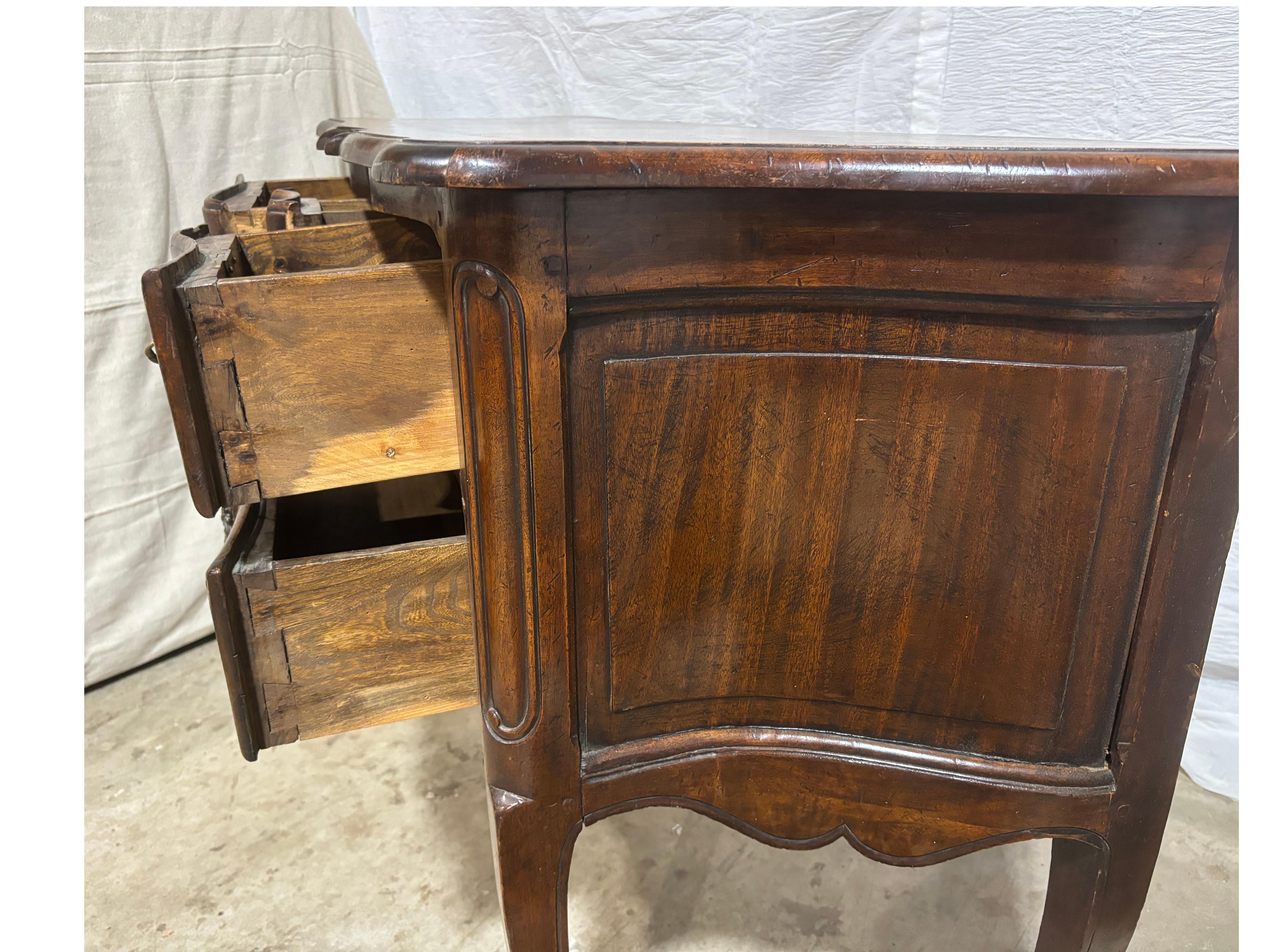 Walnut French 18th Century Commode
