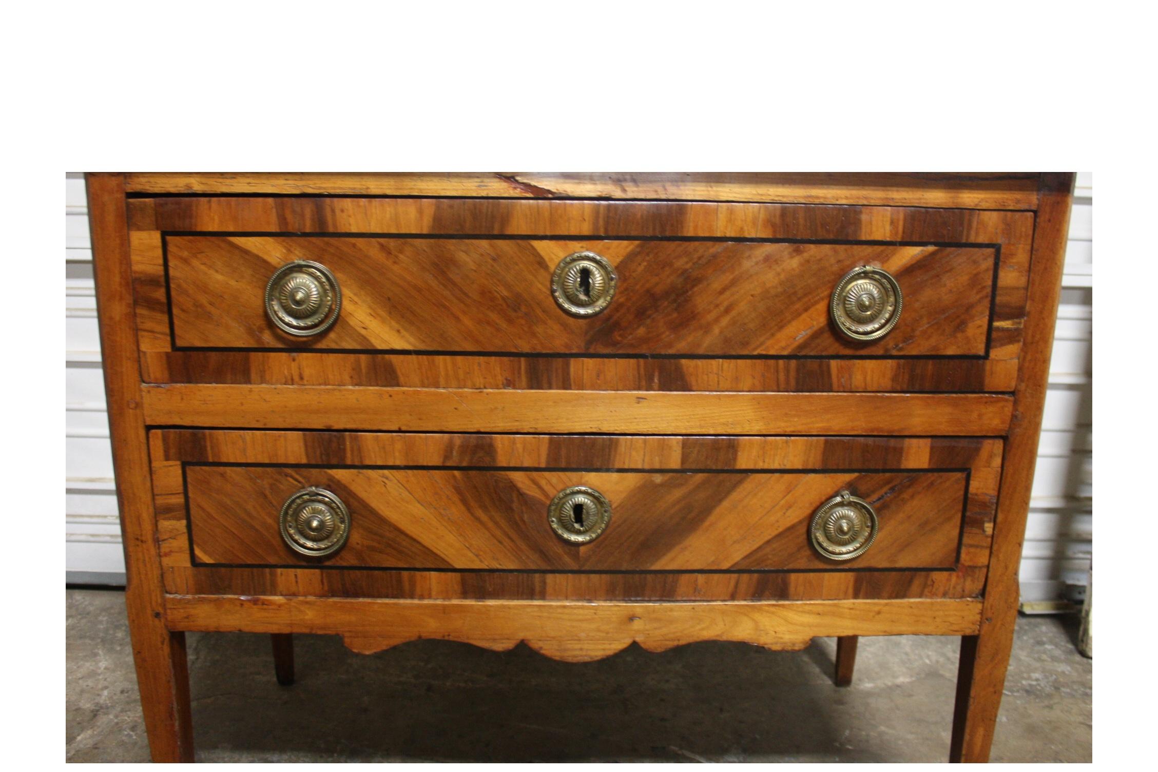 Louis XVI French 18th Century Commode Sauteuse