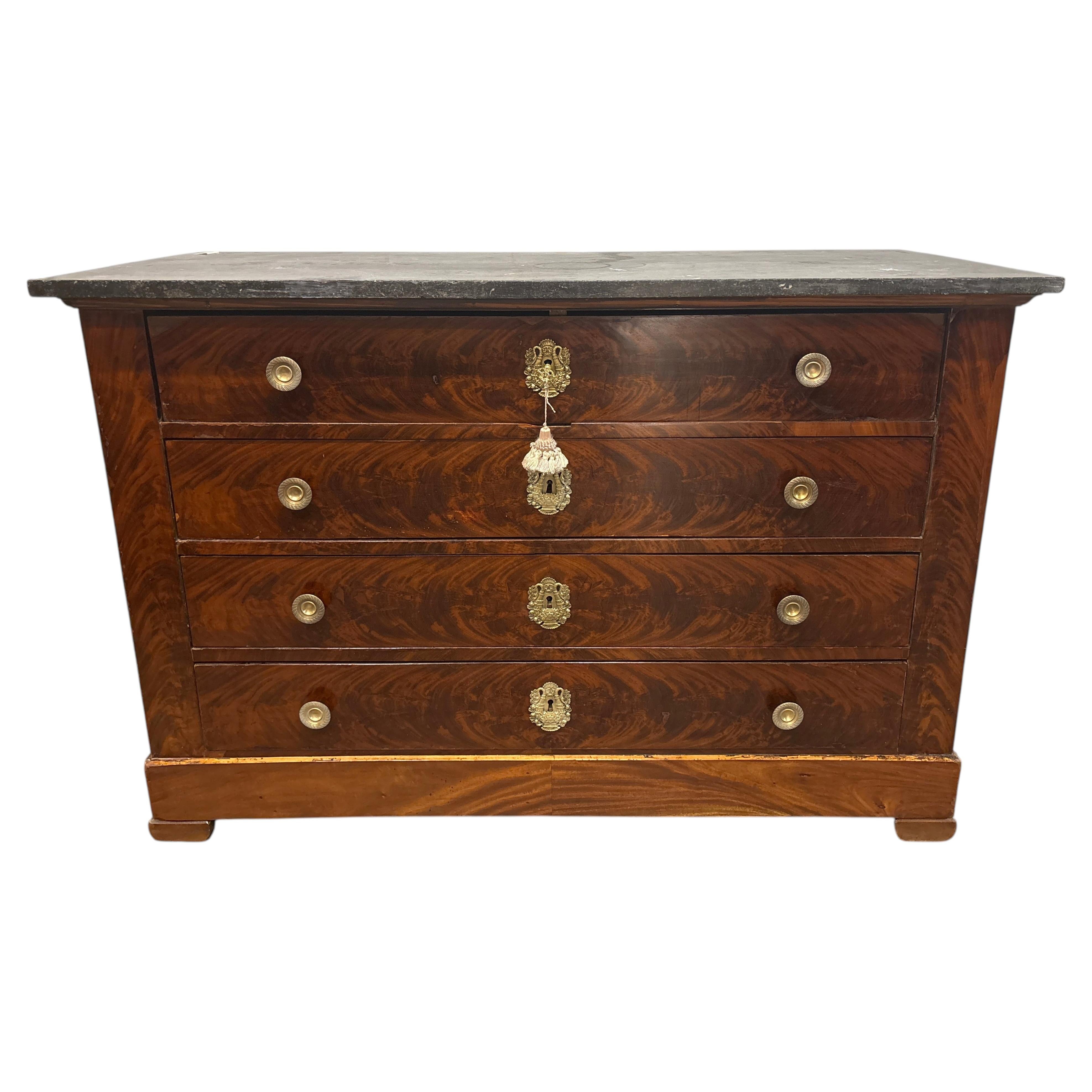 French 18th Century Commode Secretaire For Sale