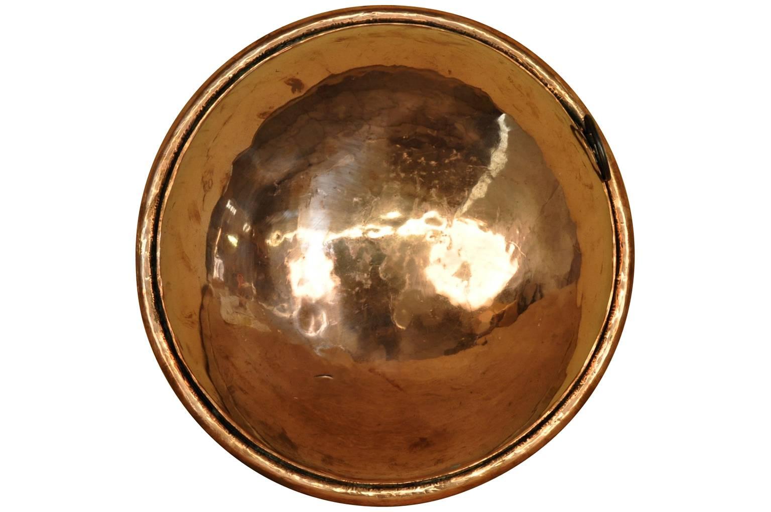 18th Century and Earlier French 18th Century Copper Bowl