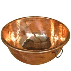 Antique French 18th Century Copper Bowl