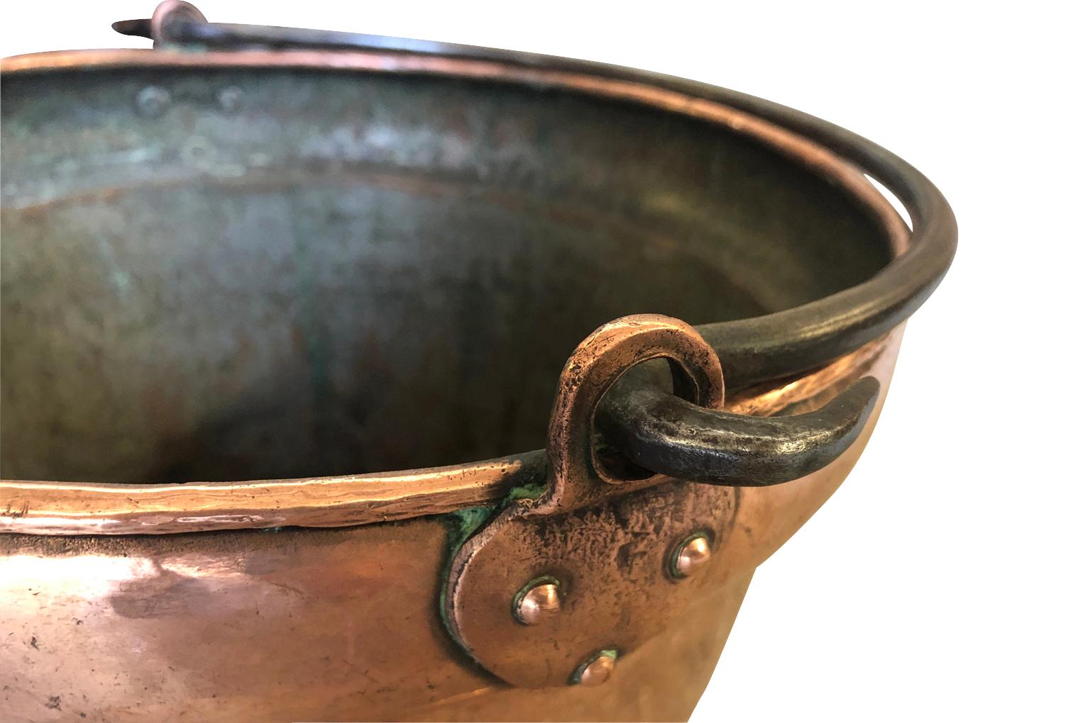antique copper bucket for sale