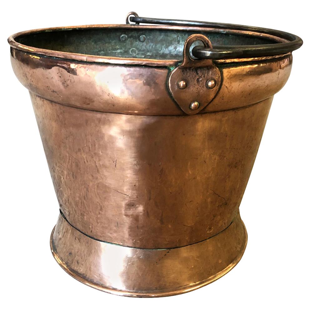 French 18th Century Copper Bucket