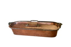 French 18th Century Copper Fish Pan