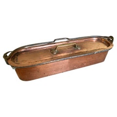 French 18th Century Copper Fish Pan