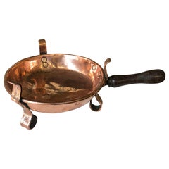 French 18th Century Copper Footed Pan