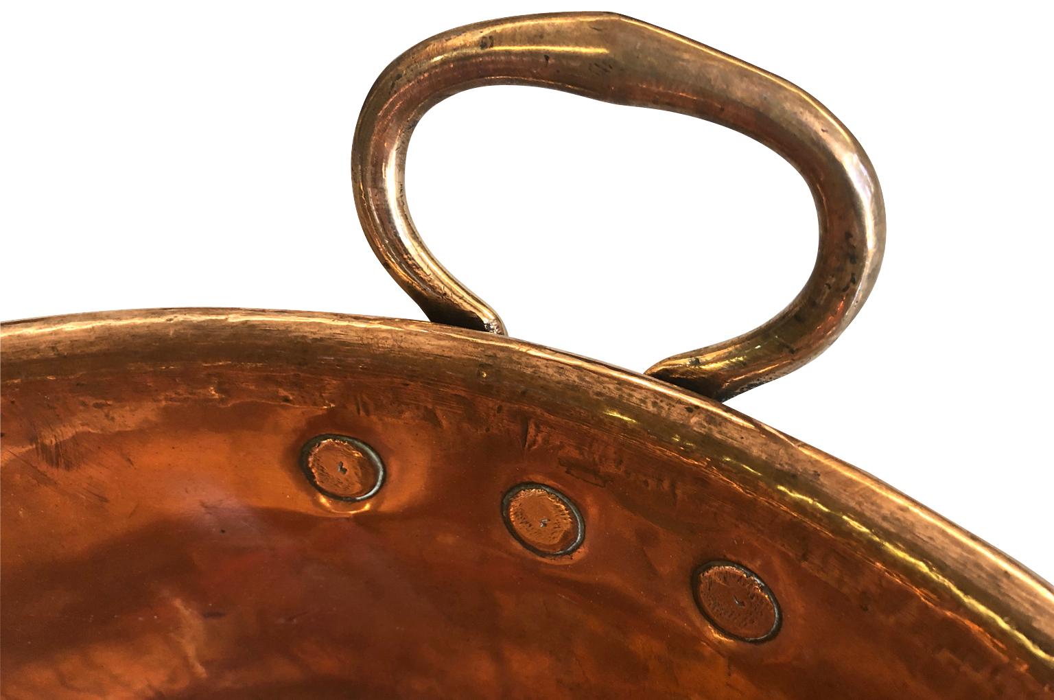 French 18th Century Copper Pan 1