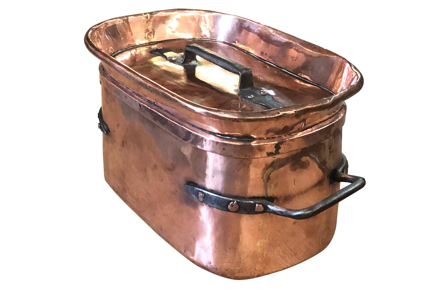 French 18th Century Copper Pressure Cooker In Good Condition In Atlanta, GA