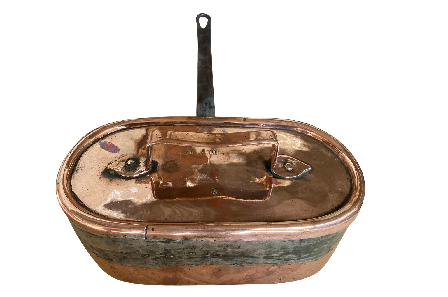 French 18th Century Copper Pressure Cooker In Good Condition For Sale In Atlanta, GA