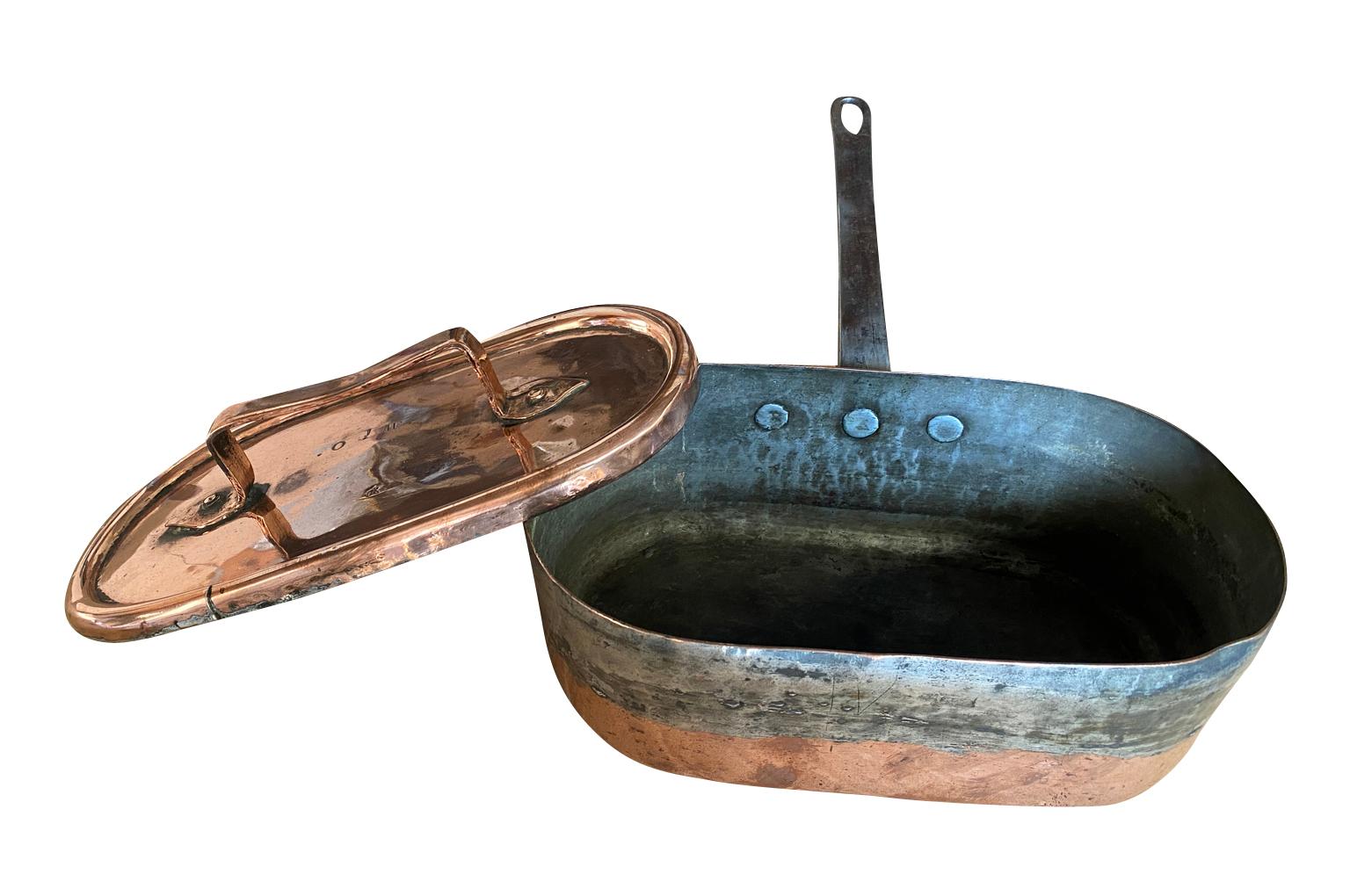 French 18th Century Copper Pressure Cooker For Sale 1