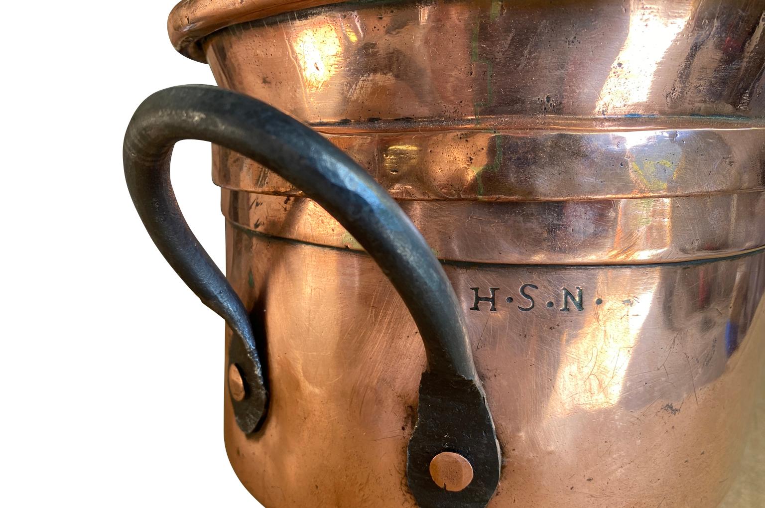 French 18th Century Copper Pressure Cooker For Sale 2