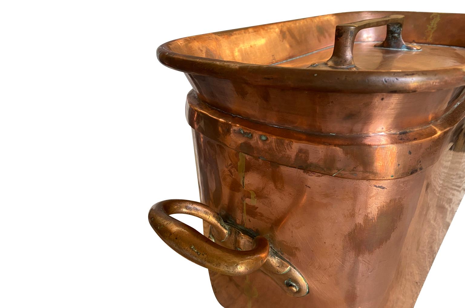French 18th Century Copper Pressure Cooker For Sale 1