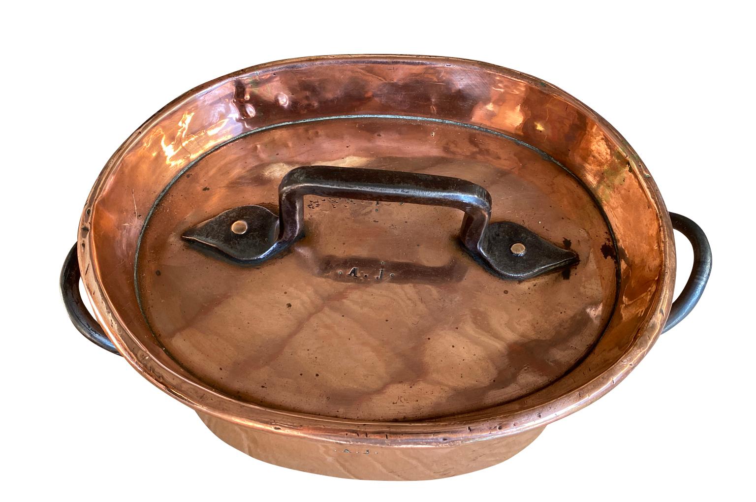 French 18th Century Copper Pressure Cooker For Sale 3