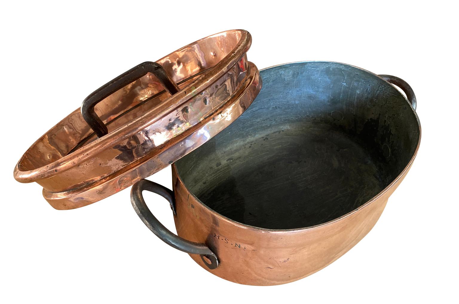 French 18th Century Copper Pressure Cooker For Sale 6
