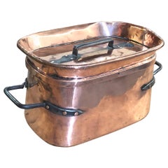 Antique French 18th Century Copper Pressure Cooker