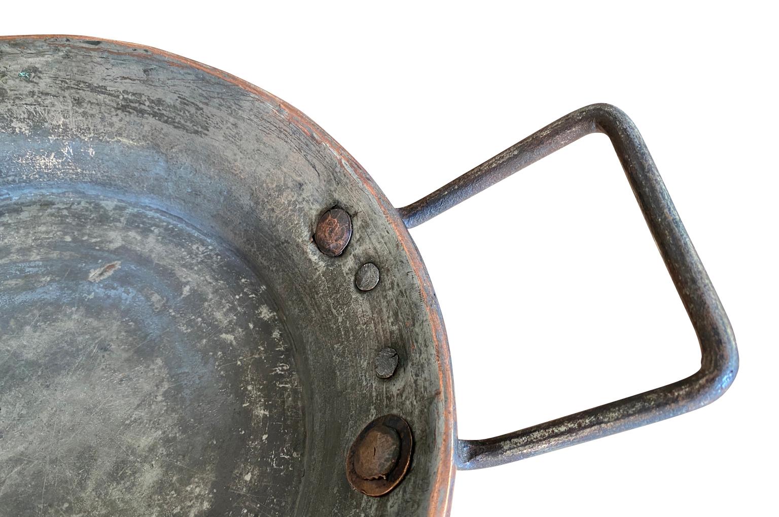 Französische Kupfer-Tortiere aus dem 18. Jahrhundert im Angebot 2