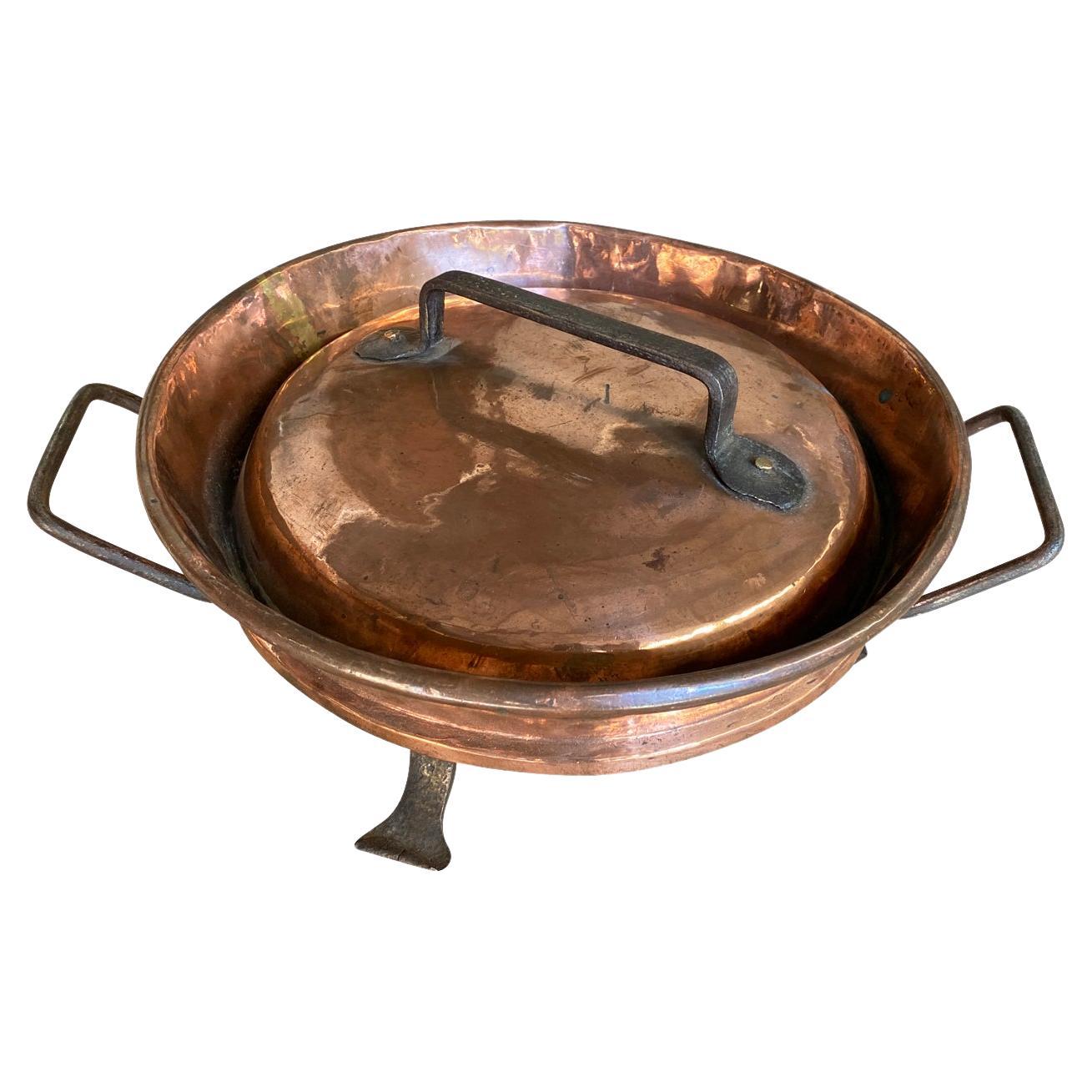 French 18th Century Copper Tortiere