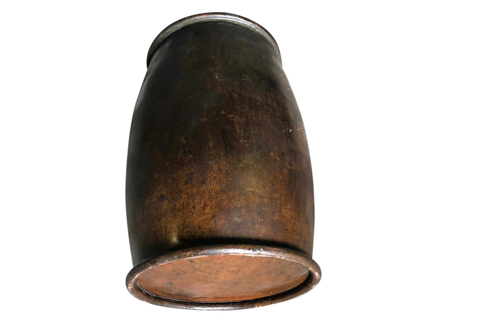 French 18th Century Copper Wine Measure 1