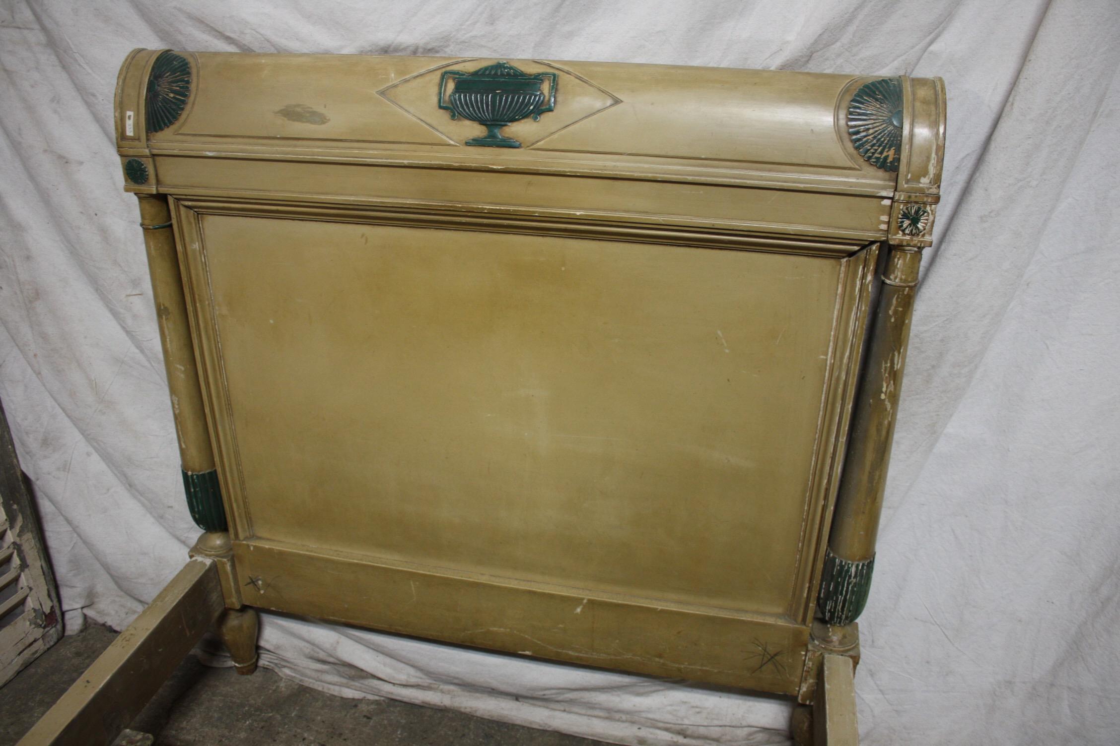Lacquered French 18th Century Directoire Bed For Sale