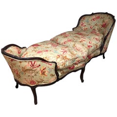 Du Chaise Brisee en noyer du 18ème siècle français