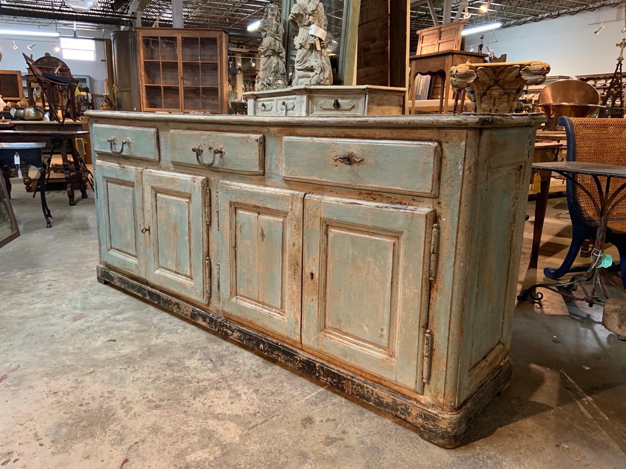 Painted French 18th Century Enfilade For Sale