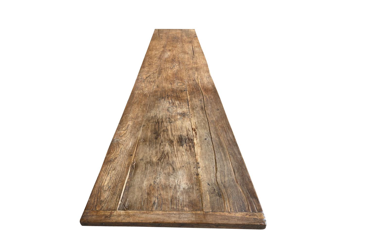 French 18th Century Farm Table For Sale 6