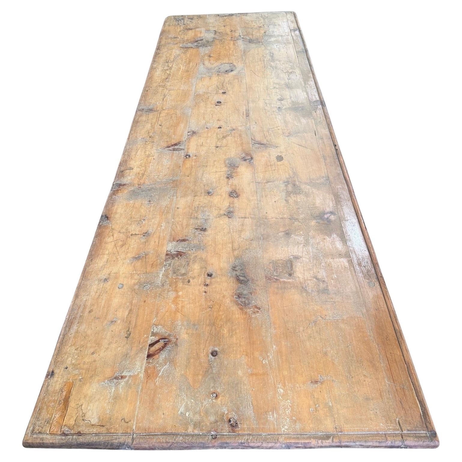 Table de ferme française du 18ème siècle Bon état - En vente à Round Top, TX