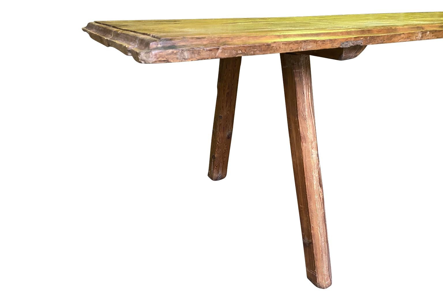 French 18th Century Farm Table For Sale 4