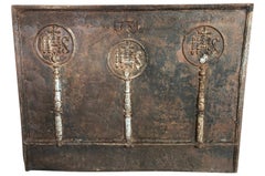 French 18th Century Fireback