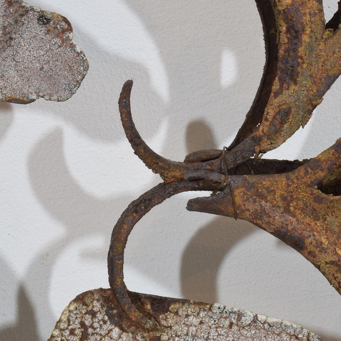 Insegna da taverna barocca in ferro forgiato del XVIII secolo in vendita 11